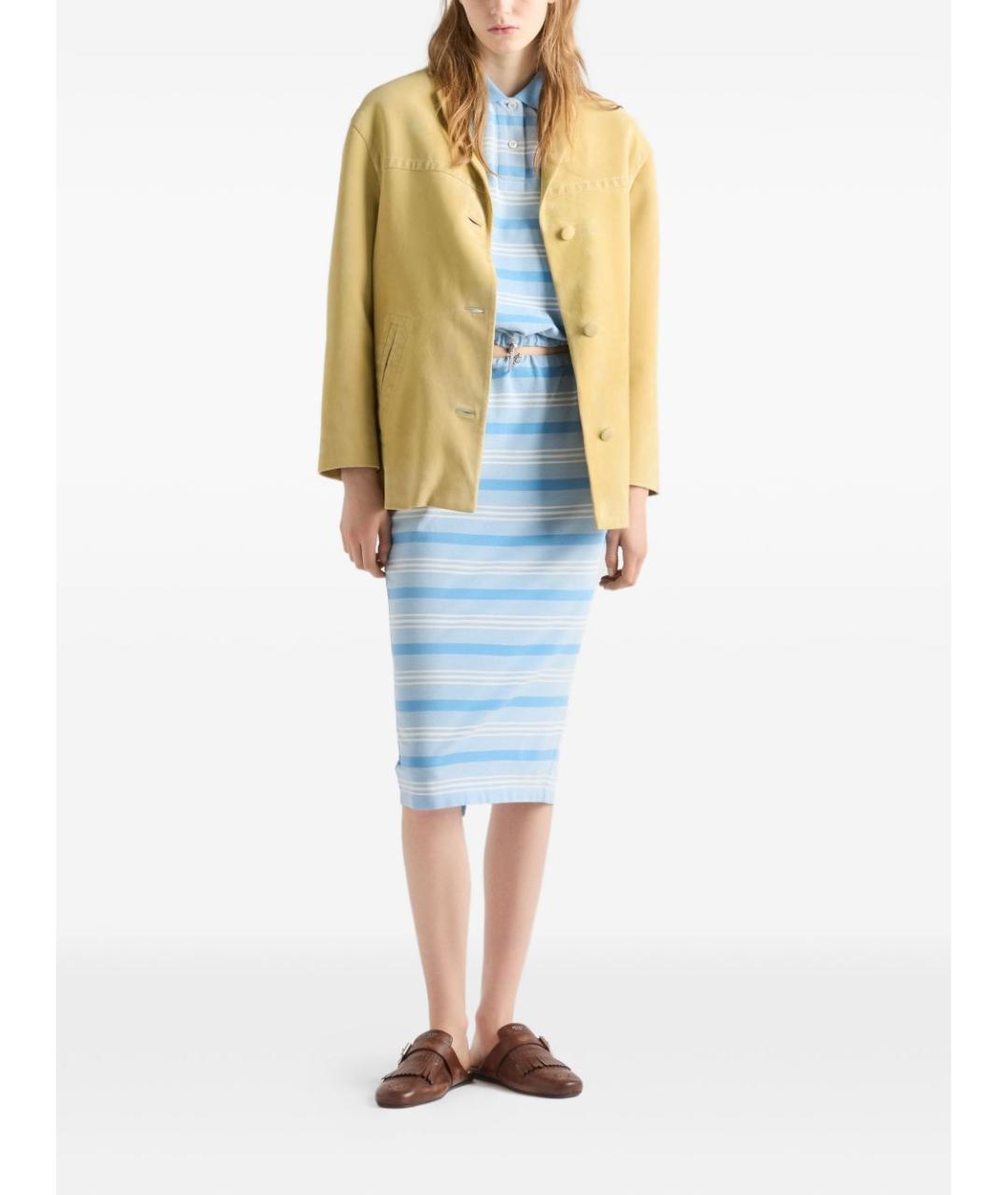 PRADA Желтая куртка, фото 6