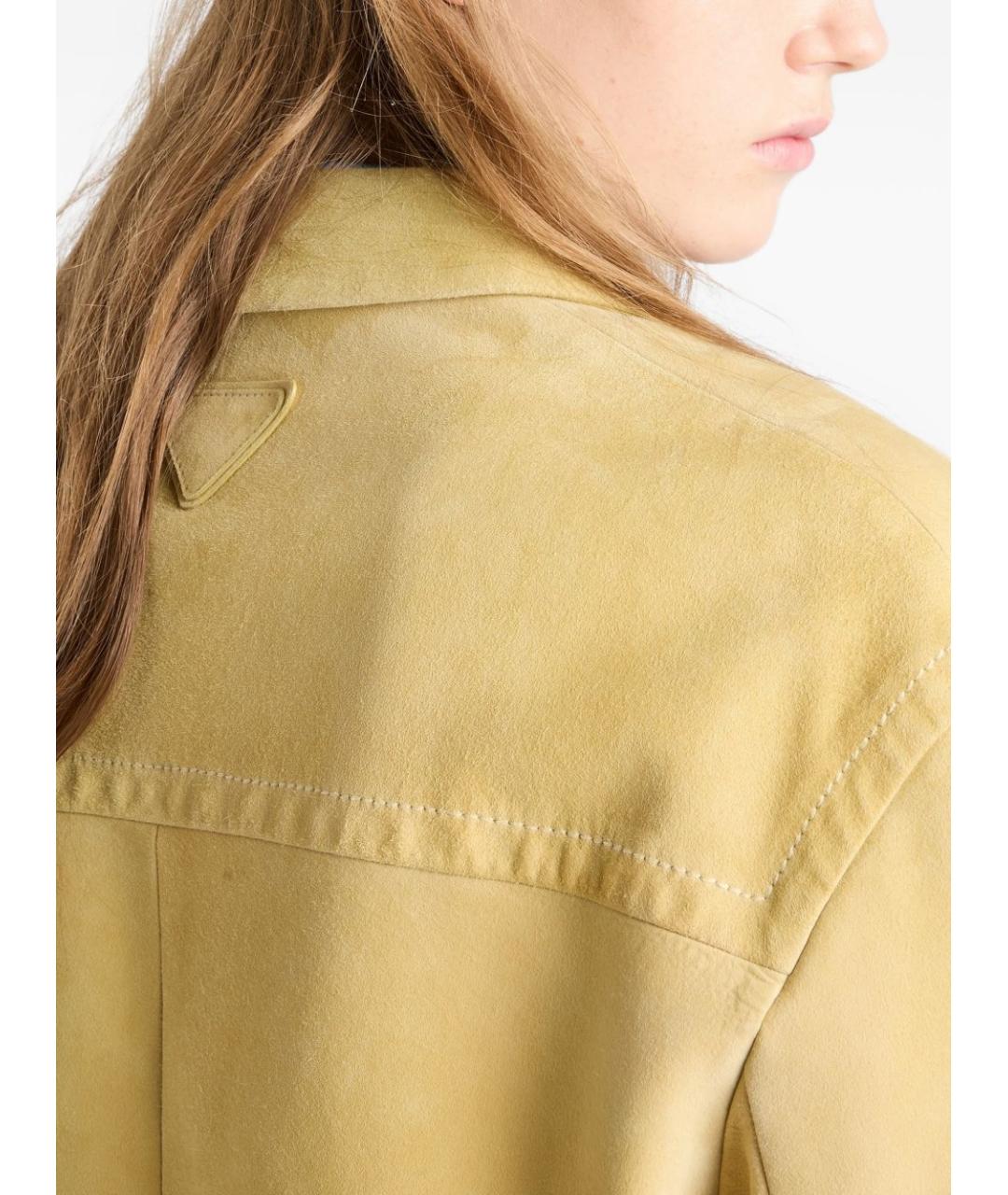 PRADA Желтая куртка, фото 5
