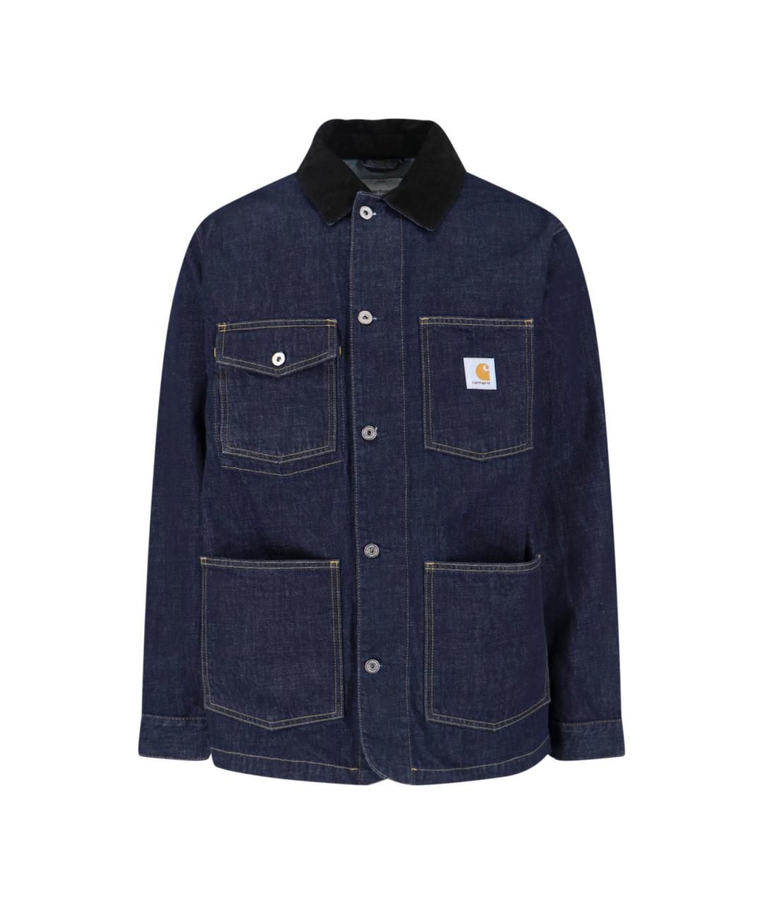 CARHARTT WIP Синяя хлопковая куртка, фото 1