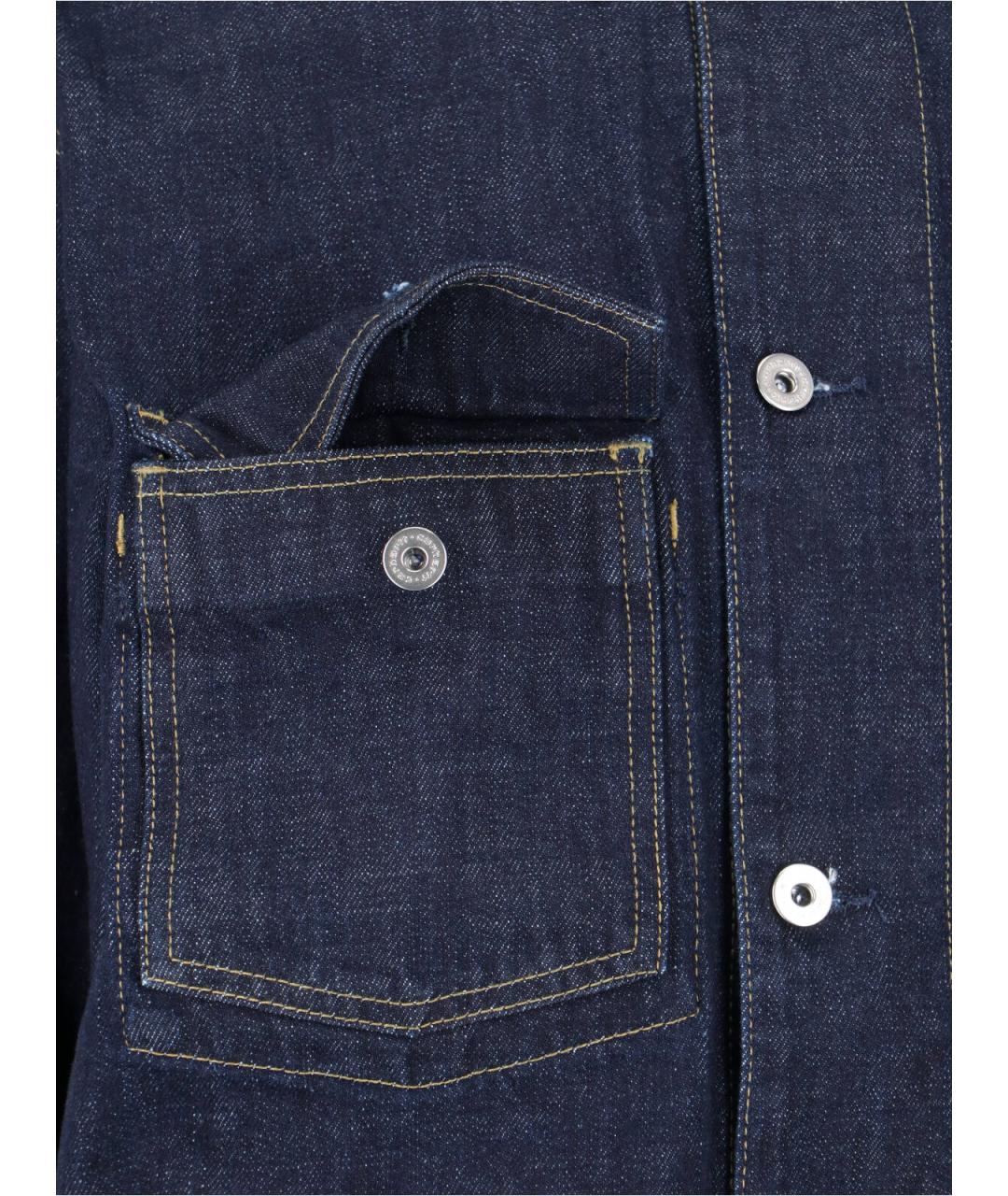 CARHARTT WIP Синяя хлопковая куртка, фото 4