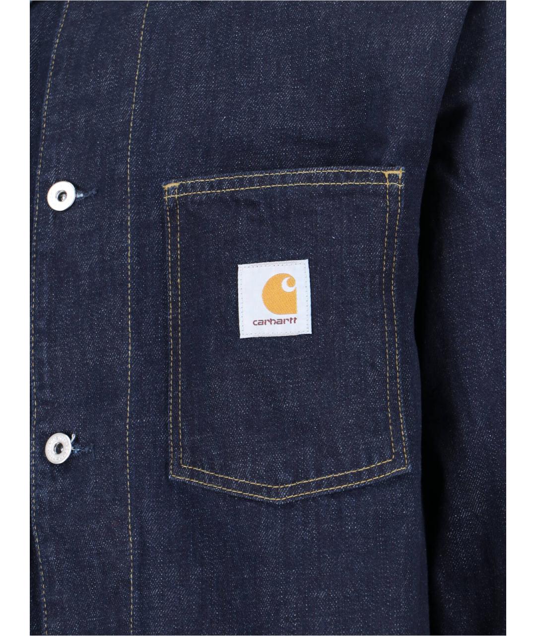 CARHARTT WIP Синяя хлопковая куртка, фото 3