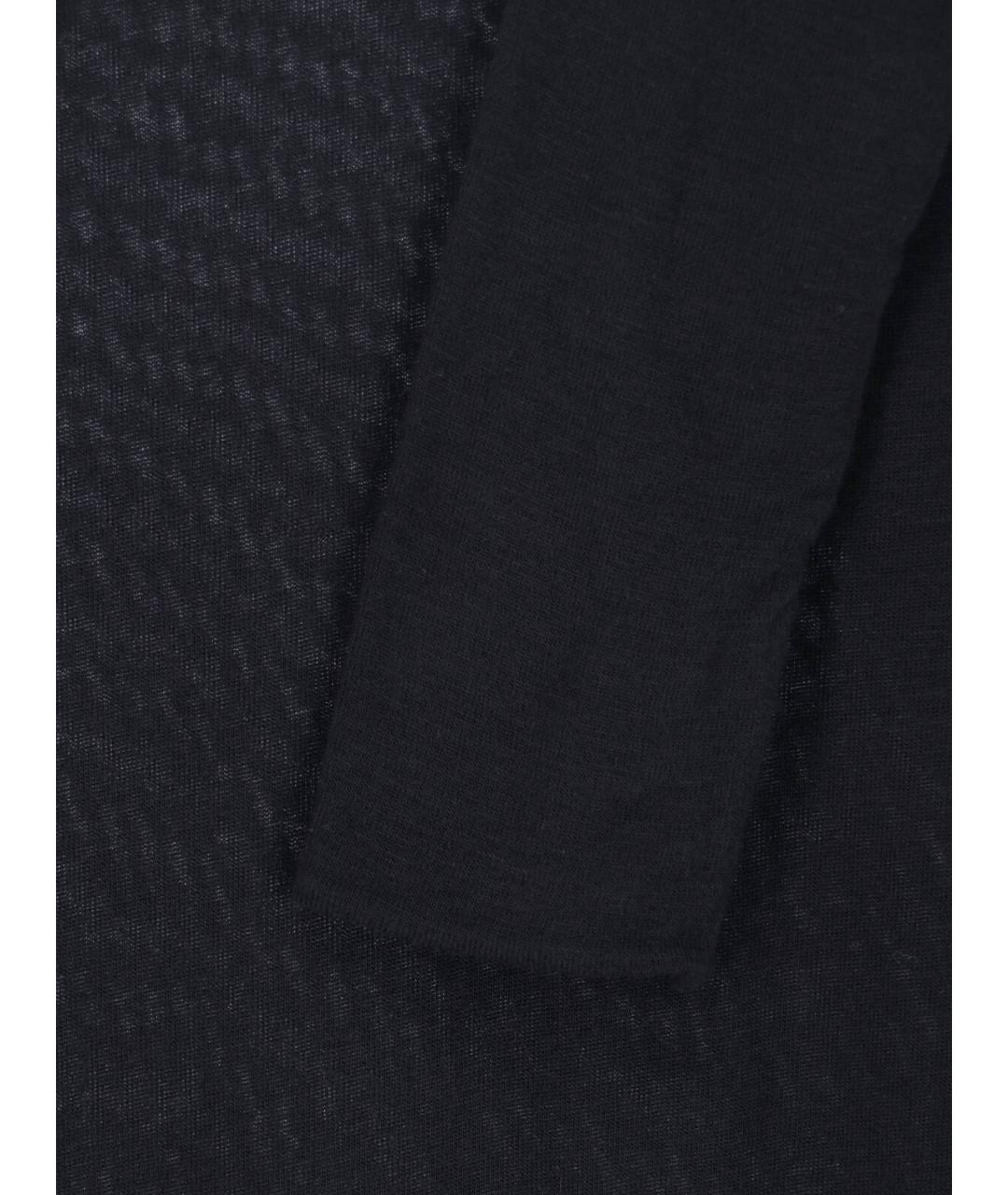 SAINT LAURENT Черное вискозное повседневное платье, фото 5