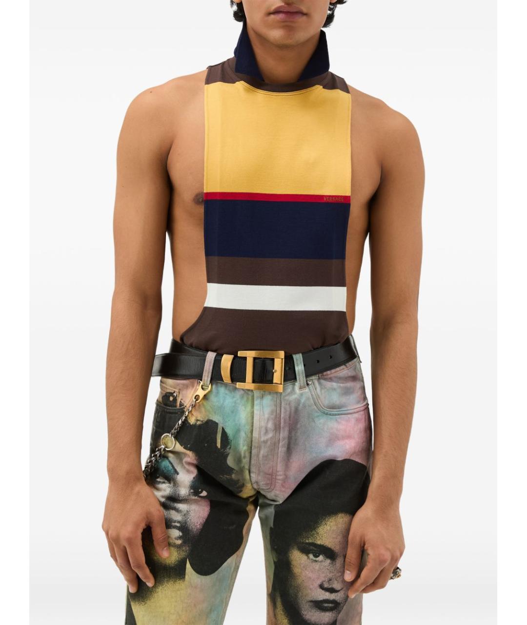 VERSACE Мульти майка, фото 3