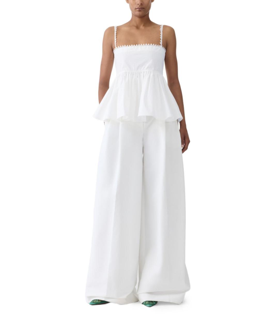 JACQUEMUS Белая хлопковая майка, фото 5