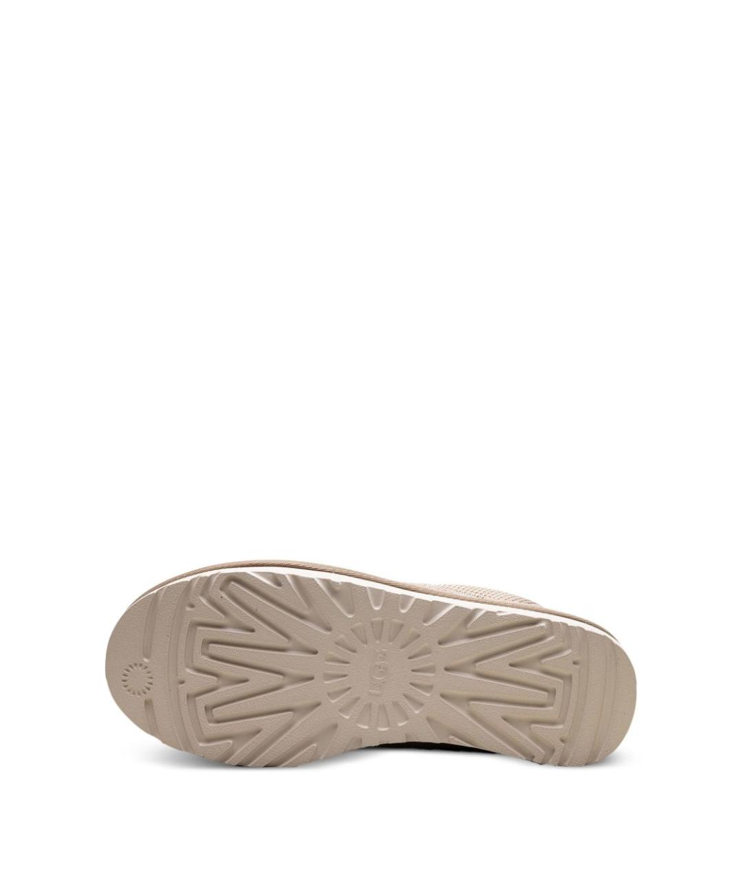 UGG AUSTRALIA Бежевые нубуковые кроссовки, фото 5