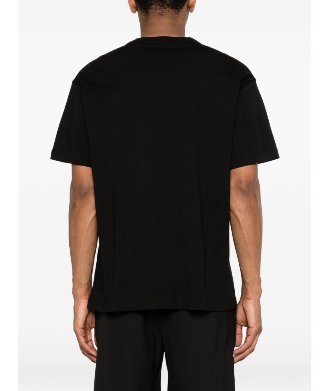 VERSACE JEANS COUTURE Черная хлопковая футболка, фото 3