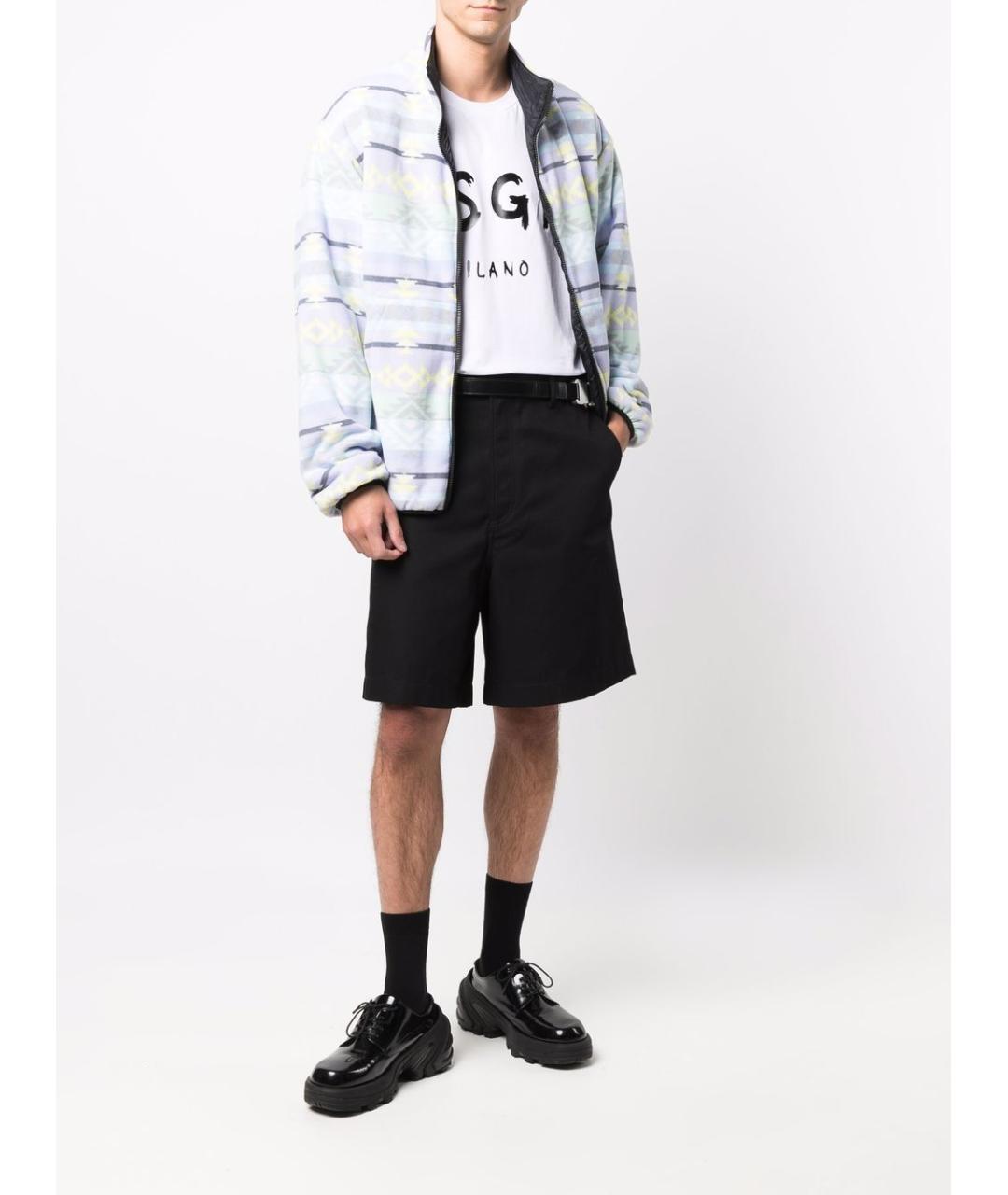 MSGM Белая хлопковая футболка, фото 5