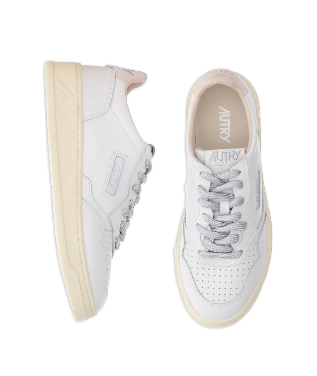 AUTRY Белые кожаные кеды, фото 2