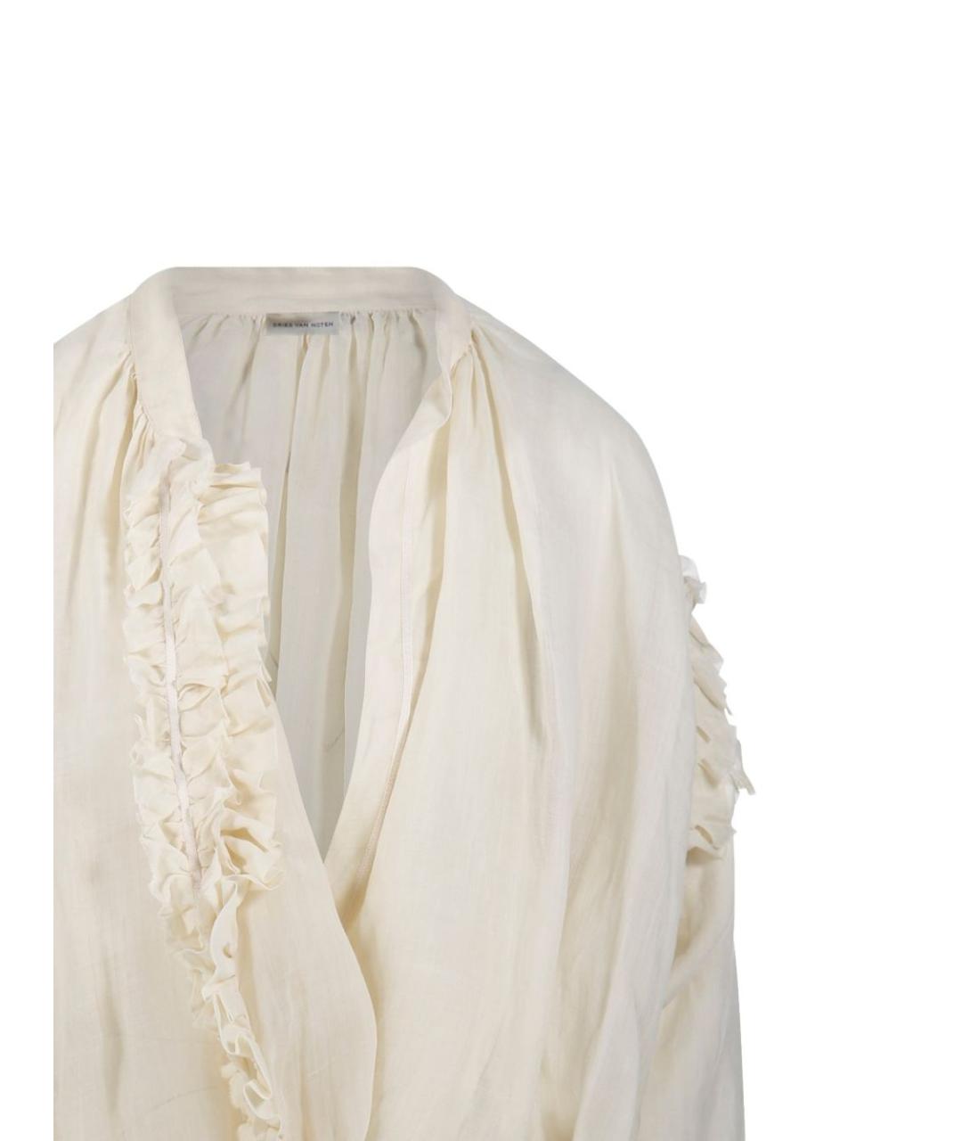 DRIES VAN NOTEN Бежевая блузы, фото 3