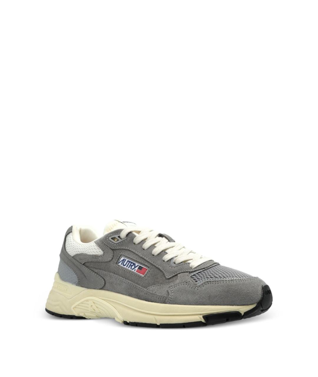 AUTRY Серые замшевые низкие кроссовки / кеды, фото 3