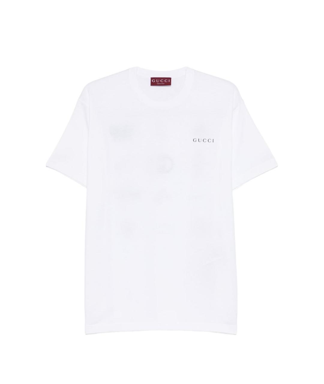 GUCCI Хлопковая футболка, фото 1