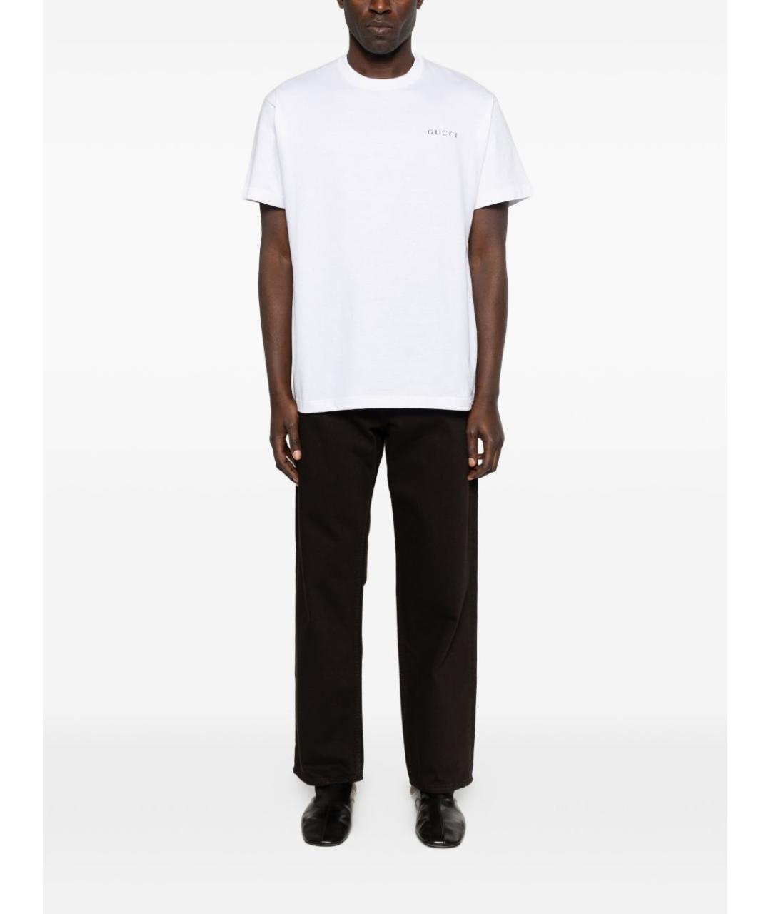 GUCCI Хлопковая футболка, фото 4