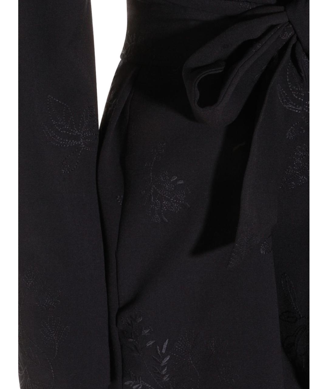 TWIN-SET Черное полиэстеровое платье, фото 3