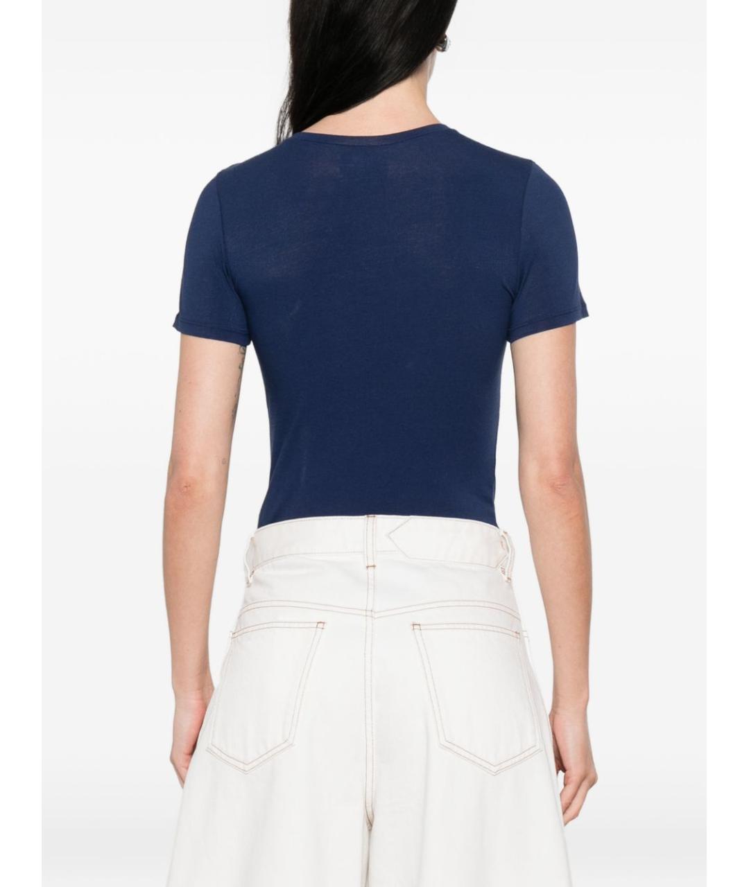 POLO RALPH LAUREN Синее хлопковое боди, фото 3