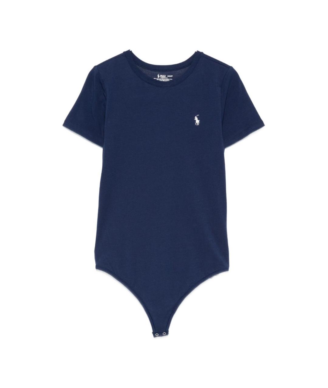 POLO RALPH LAUREN Синее хлопковое боди, фото 1