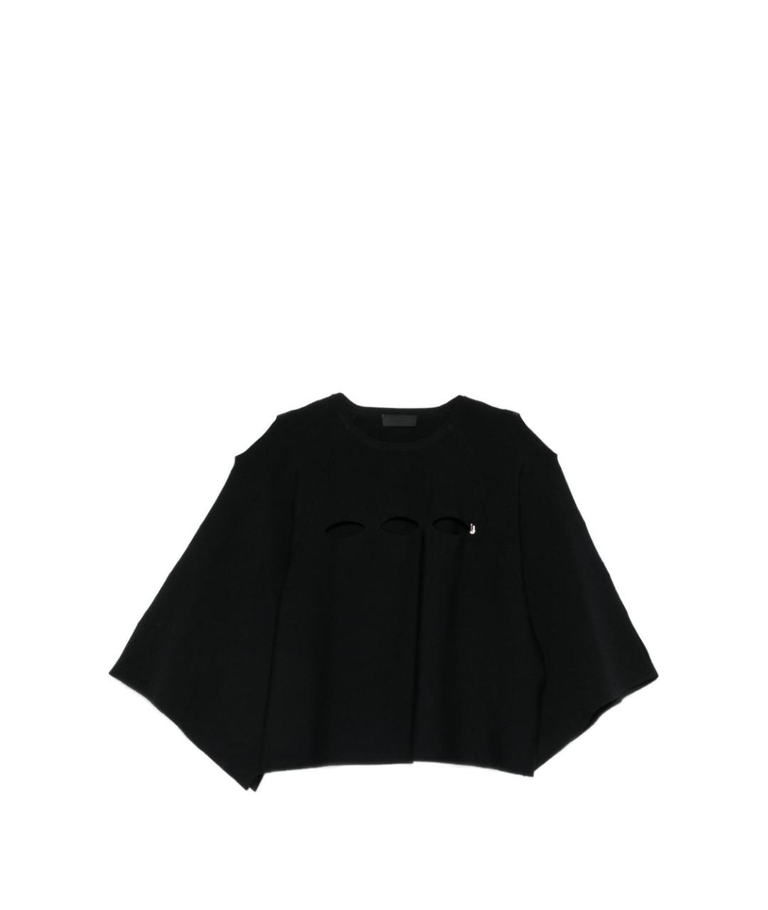 LIU JO Черная вискозная футболка, фото 1