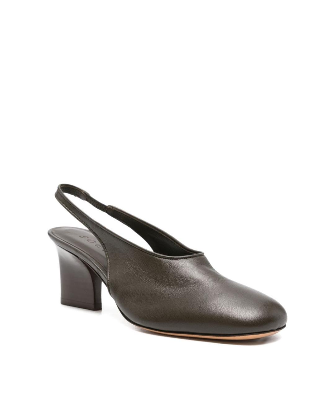 SOEUR Коричневые кожаные туфли, фото 3