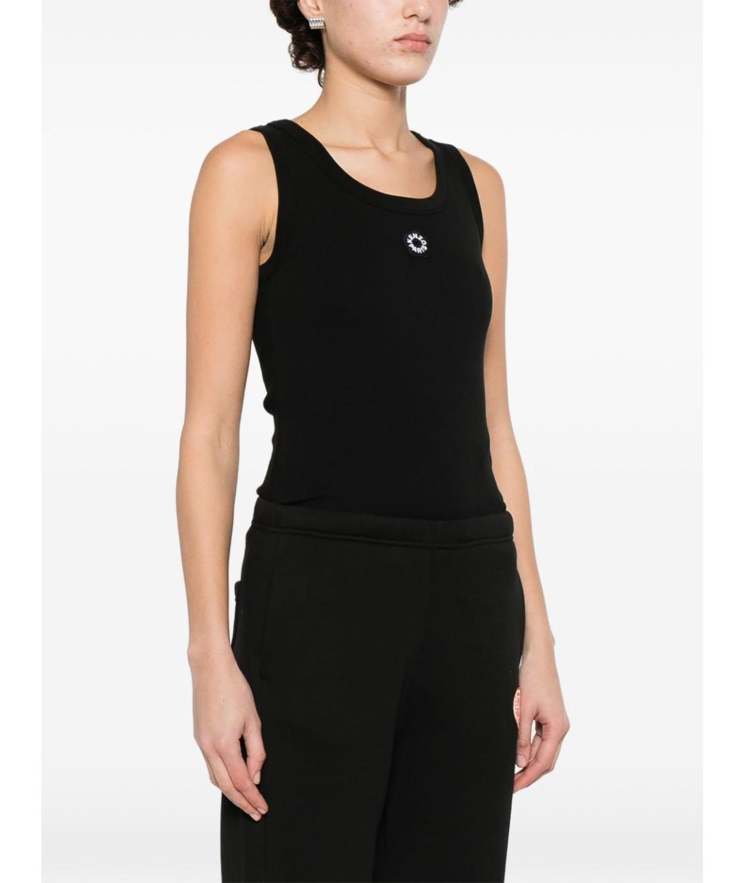 KENZO Черная хлопковая майка, фото 5