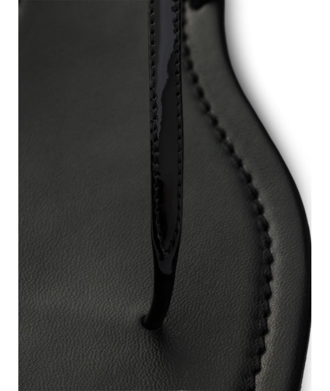 PRADA Черные кожаные сандалии, фото 3