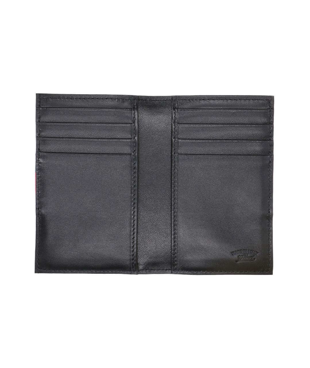 GUCCI Черный кожаный кардхолдер, фото 2