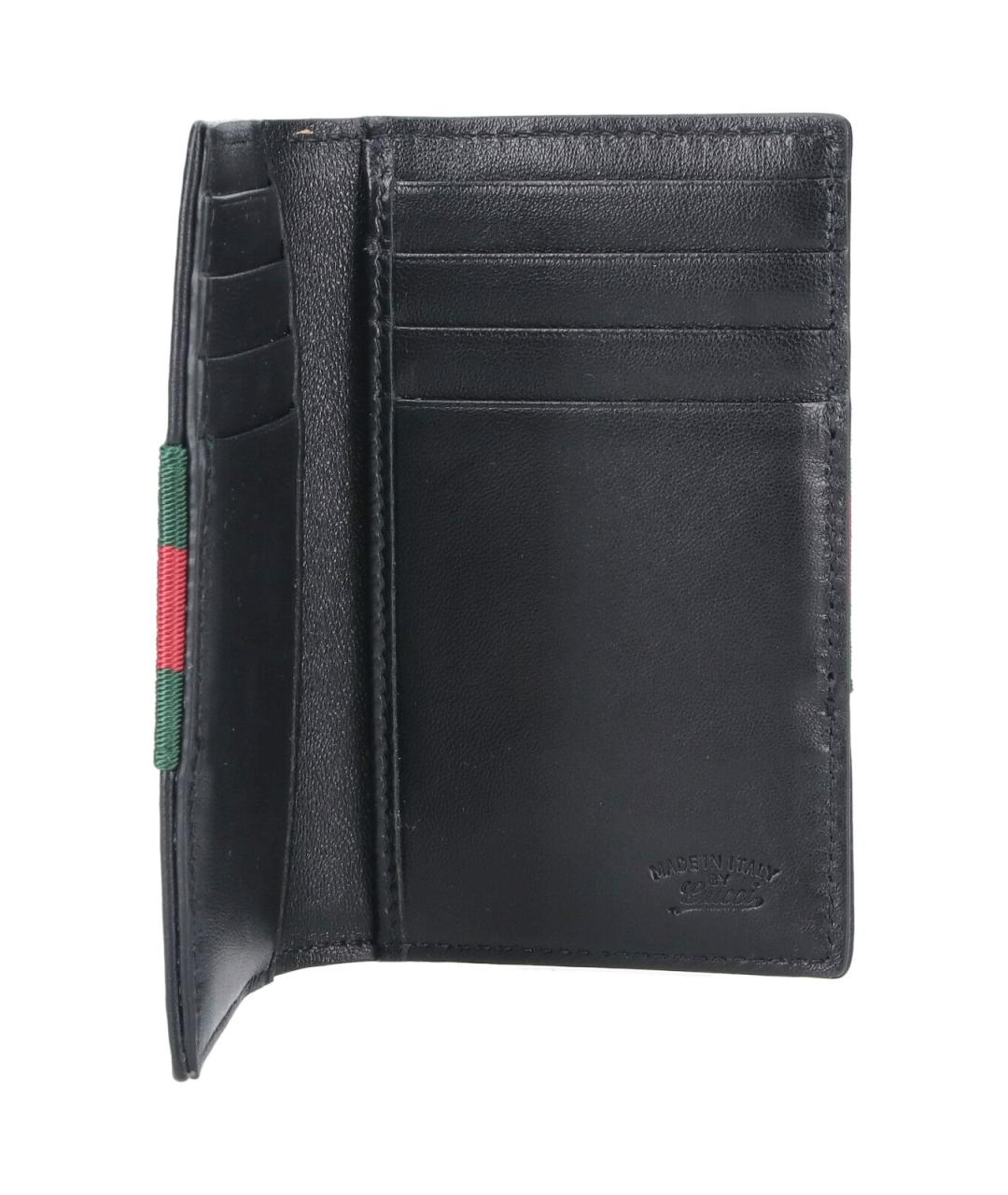 GUCCI Черный кожаный кардхолдер, фото 4