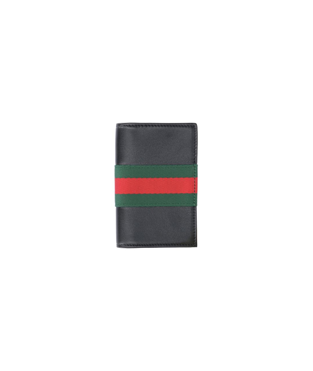 GUCCI Черный кожаный кардхолдер, фото 6