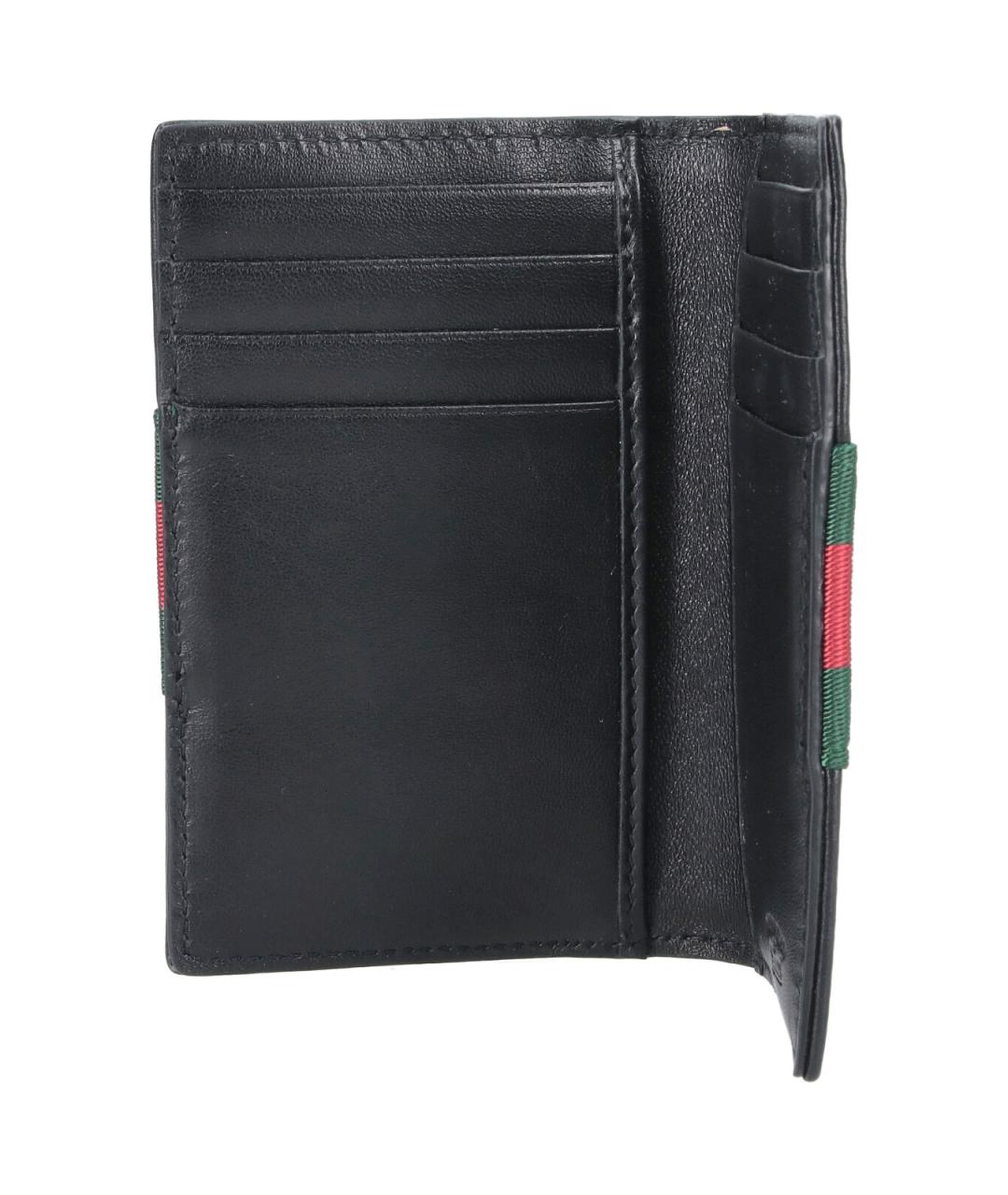 GUCCI Черный кожаный кардхолдер, фото 5