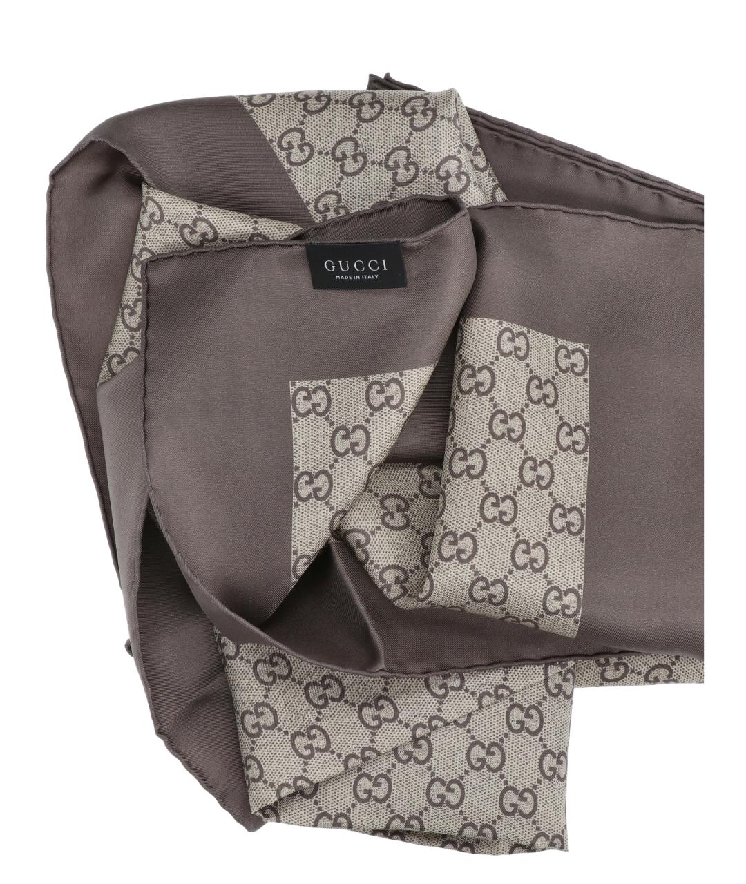 GUCCI Мульти шелковый шарф, фото 3