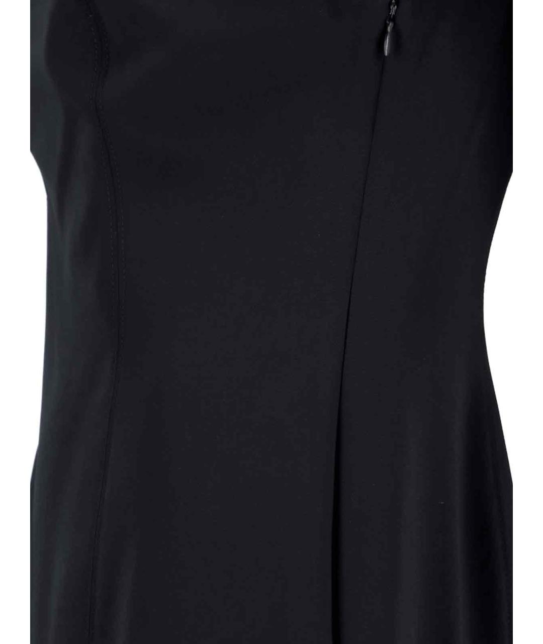 RALPH LAUREN Черное полиэстеровое вечернее платье, фото 3