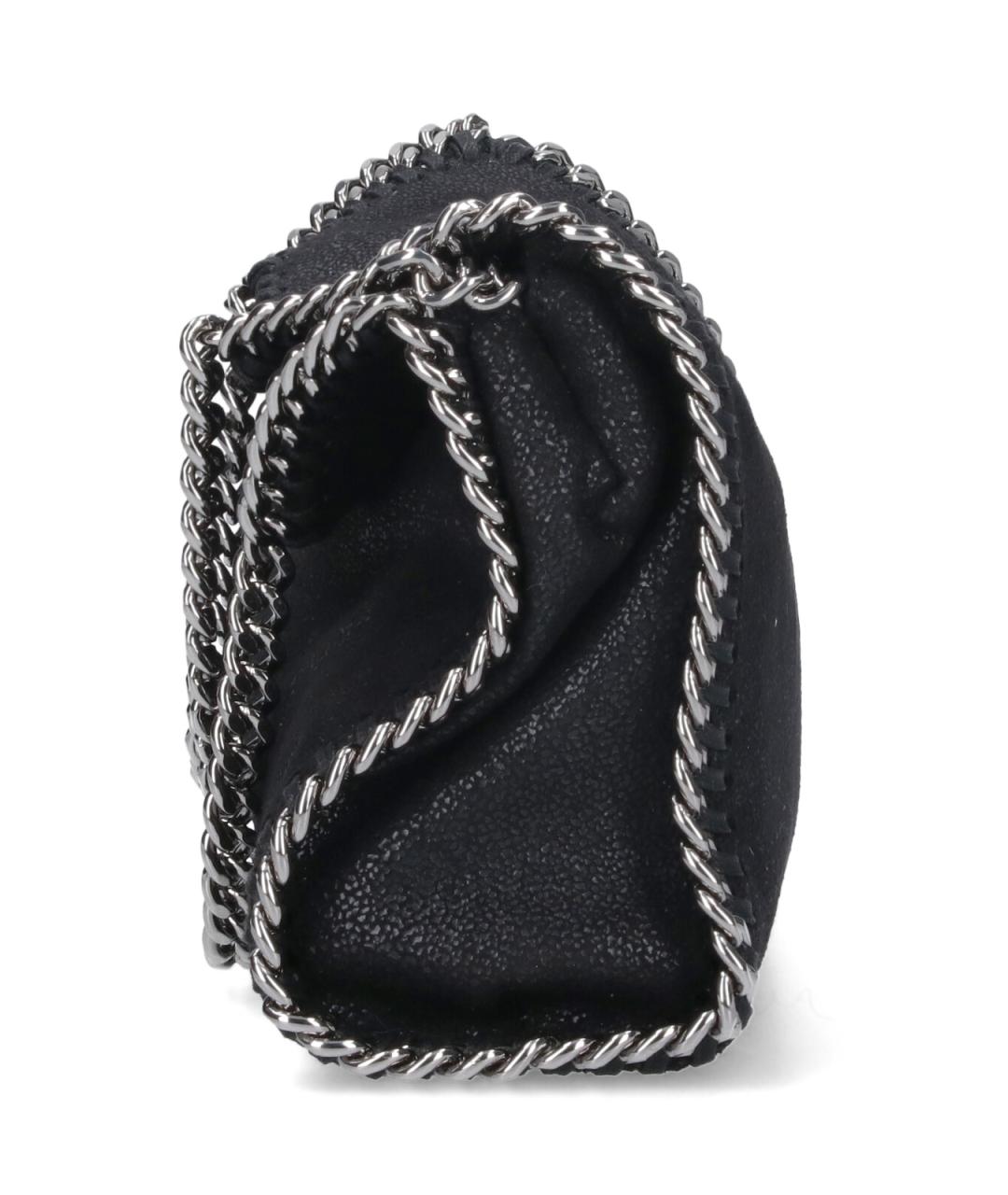 STELLA MCCARTNEY Черная синтетическая сумка тоут, фото 5