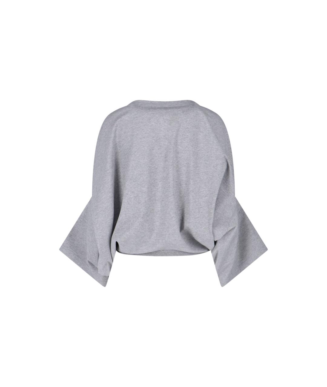 STELLA MCCARTNEY Серый хлопковый джемпер / свитер, фото 2