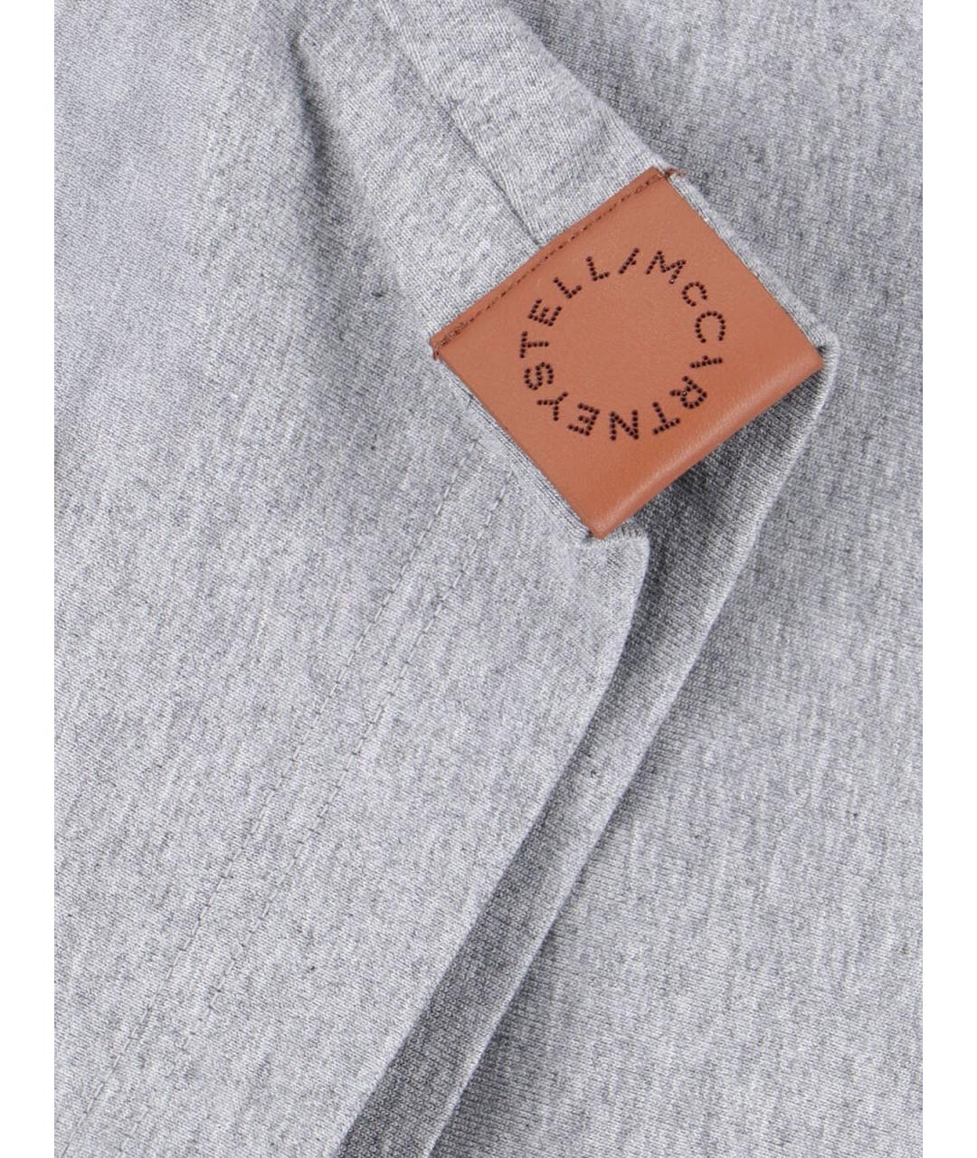 STELLA MCCARTNEY Серый хлопковый джемпер / свитер, фото 3