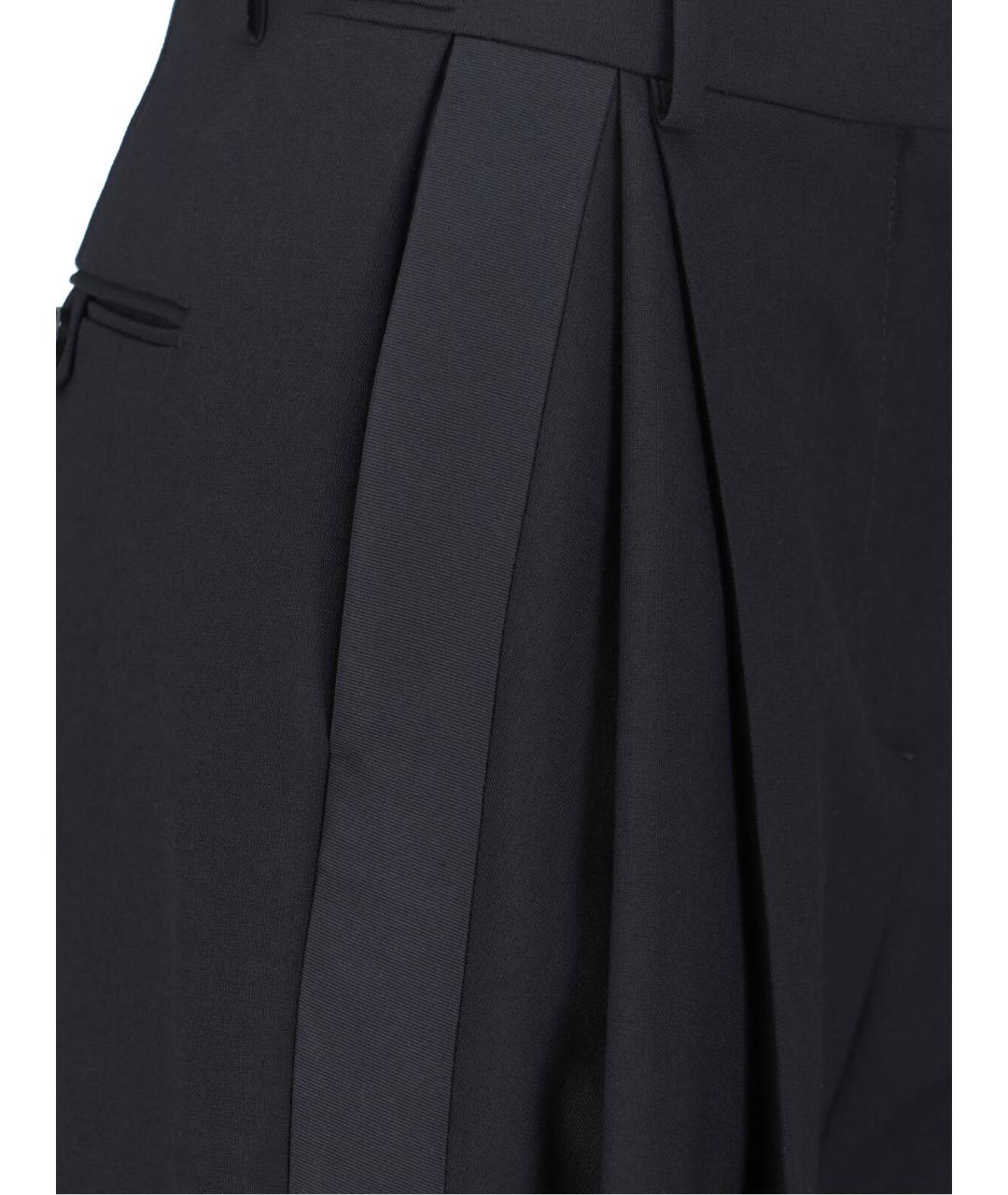 STELLA MCCARTNEY Черные полиэстеровые прямые брюки, фото 4