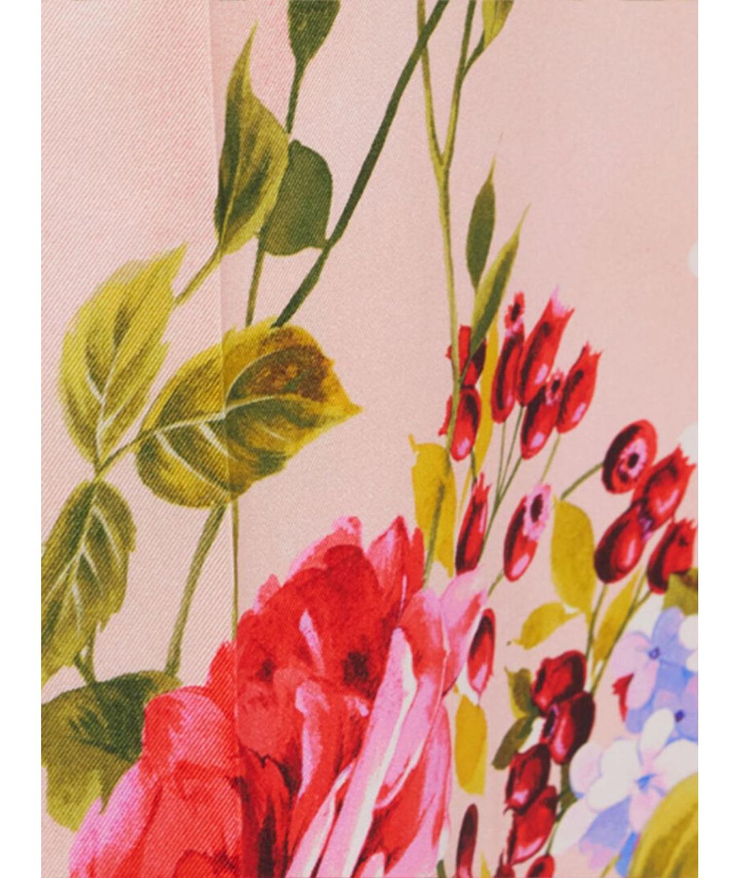 ROBERTO CAVALLI Зеленые шелковые прямые брюки, фото 7