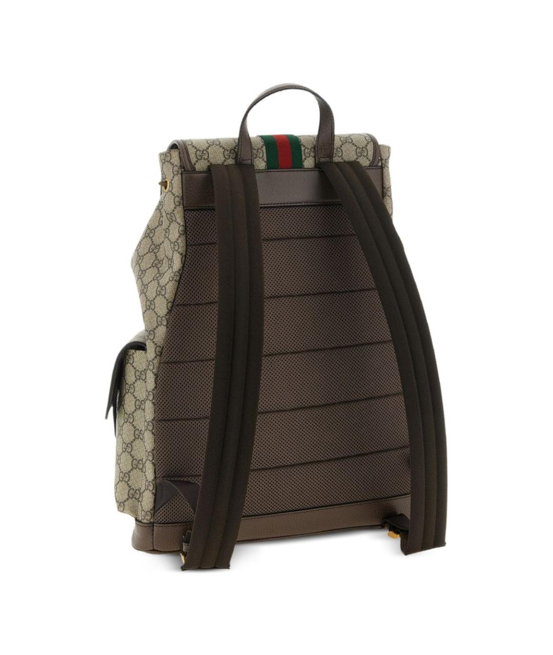 GUCCI Бежевый тканевый рюкзак, фото 3