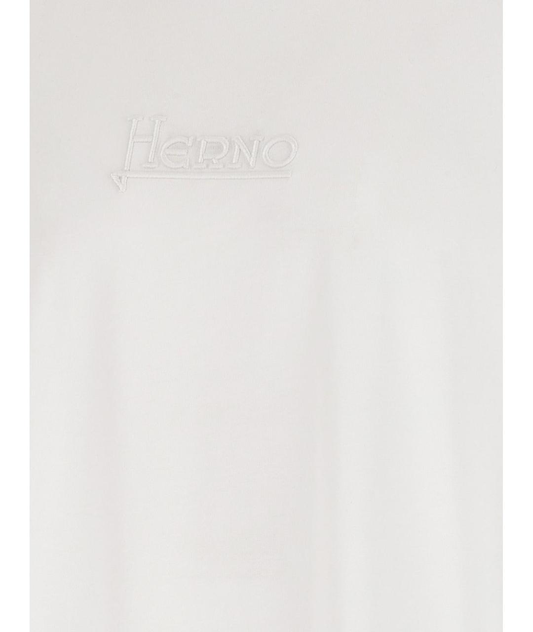 HERNO Хлопковая футболка, фото 4