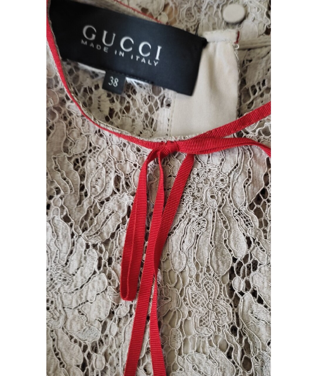 GUCCI Бежевое платье, фото 5