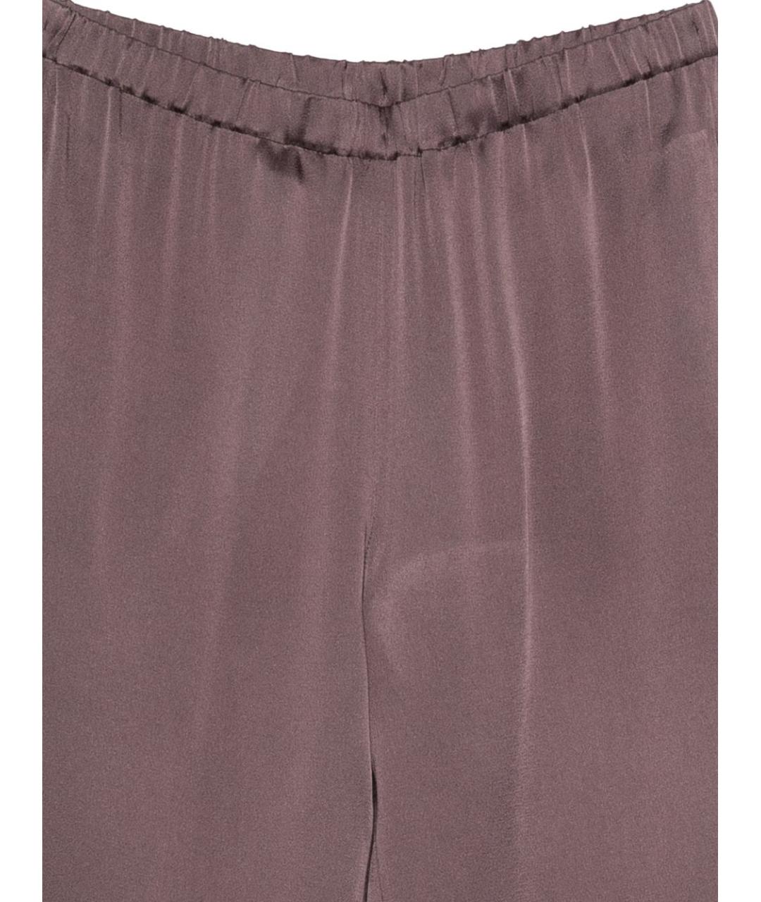 ANTONELLI FIRENZE Фиолетовые прямые брюки, фото 2