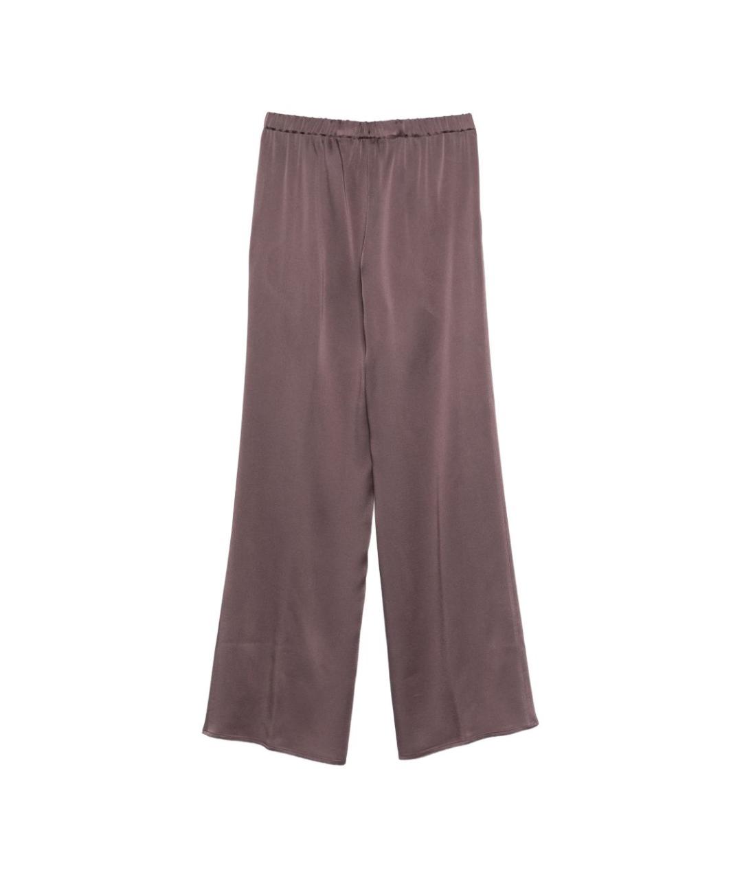 ANTONELLI FIRENZE Фиолетовые прямые брюки, фото 3