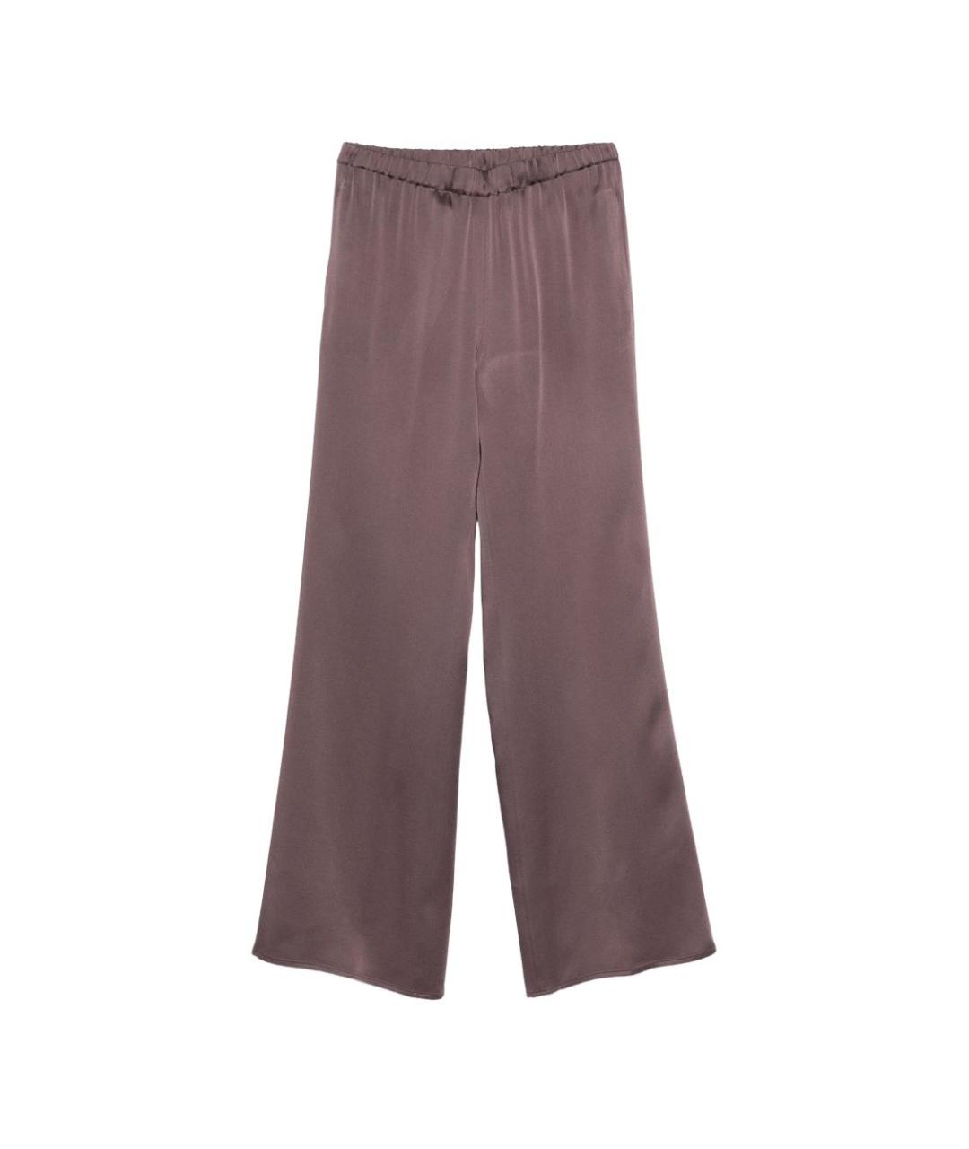 ANTONELLI FIRENZE Фиолетовые прямые брюки, фото 1