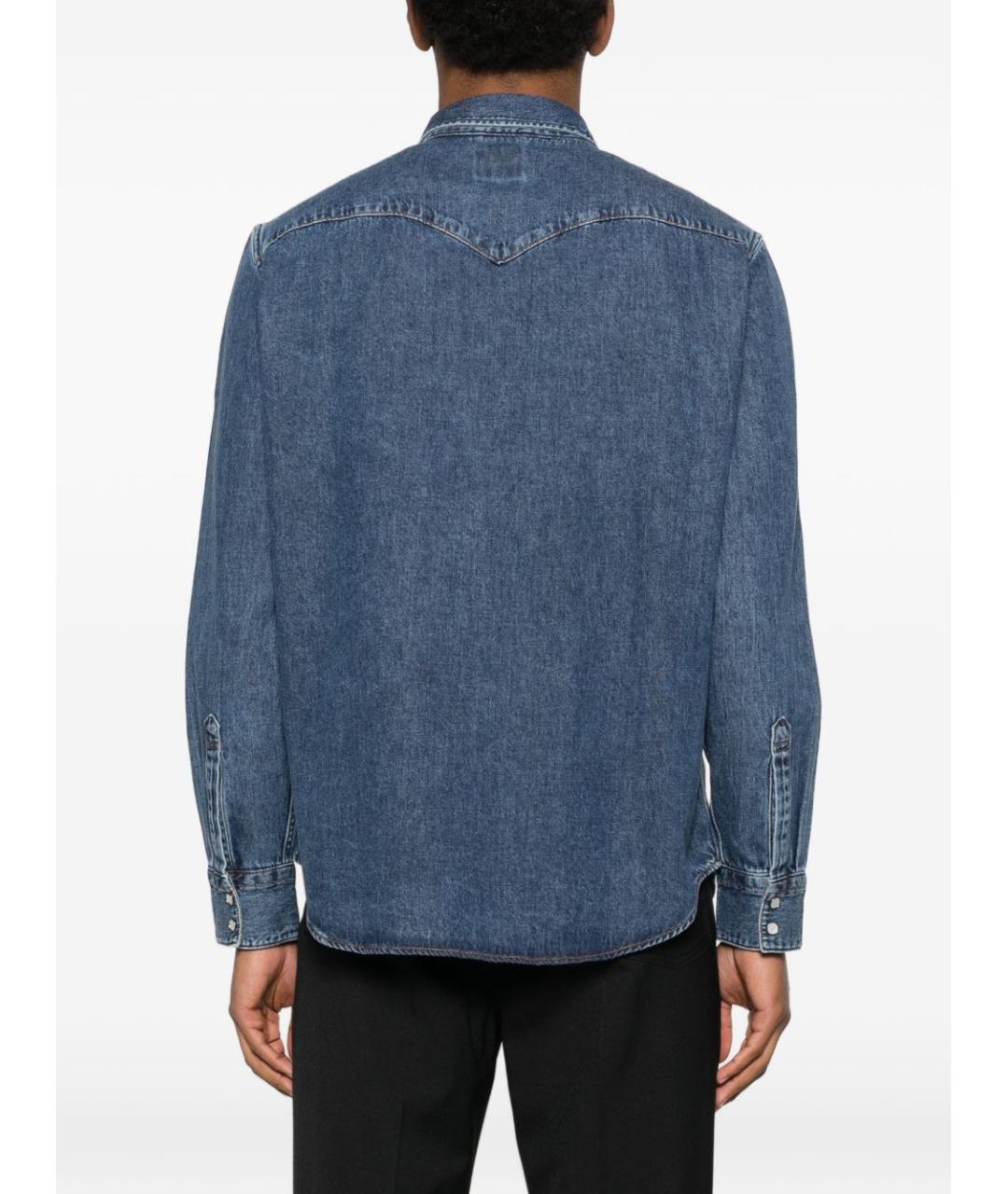 LEVI'S Синяя хлопковая кэжуал рубашка, фото 5