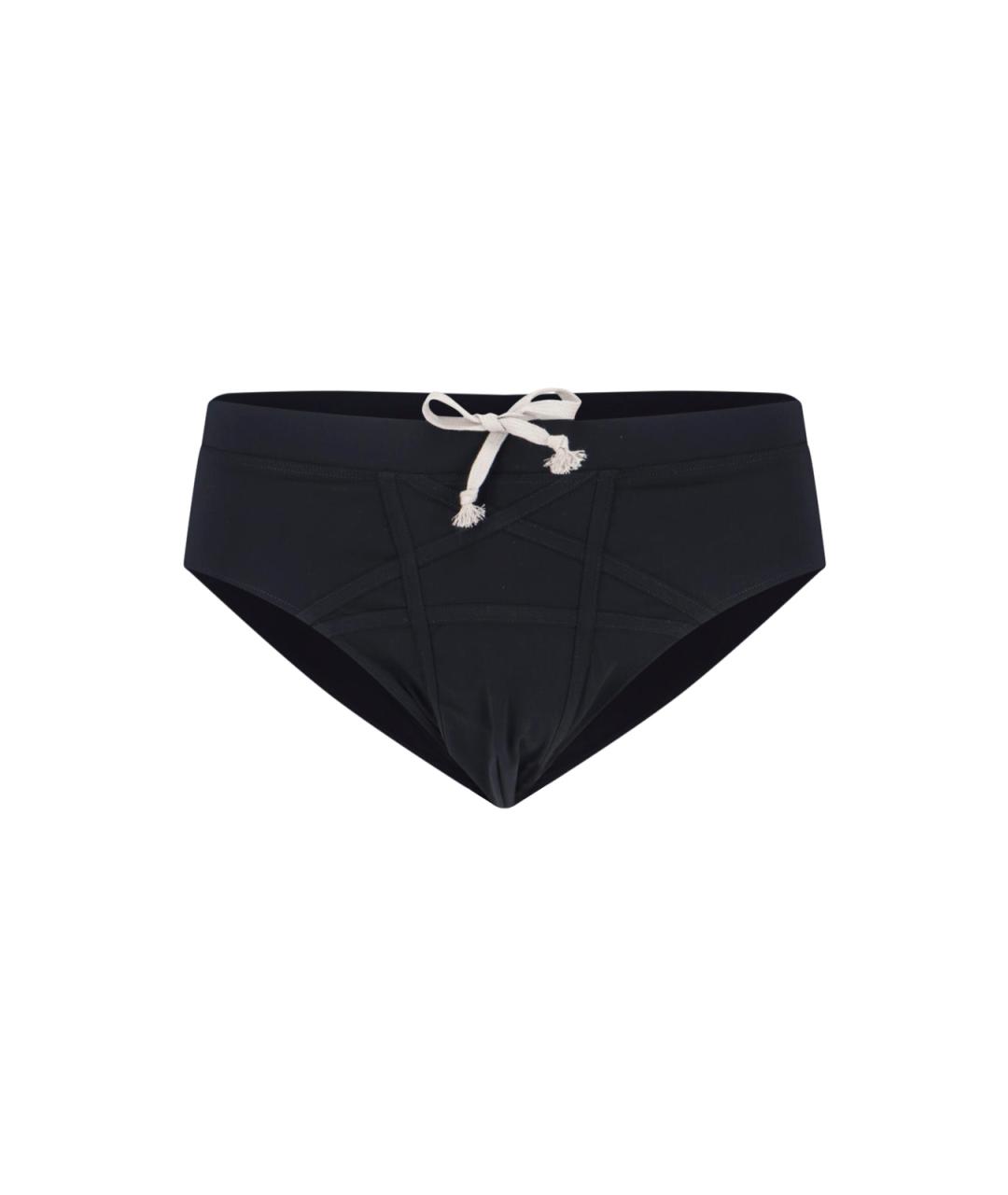 RICK OWENS Черные полиамидовые плавки, фото 1