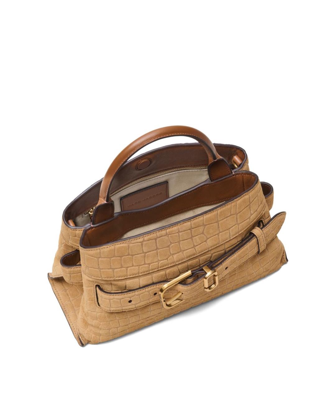 MARC JACOBS Бежевая кожаная сумка тоут, фото 5