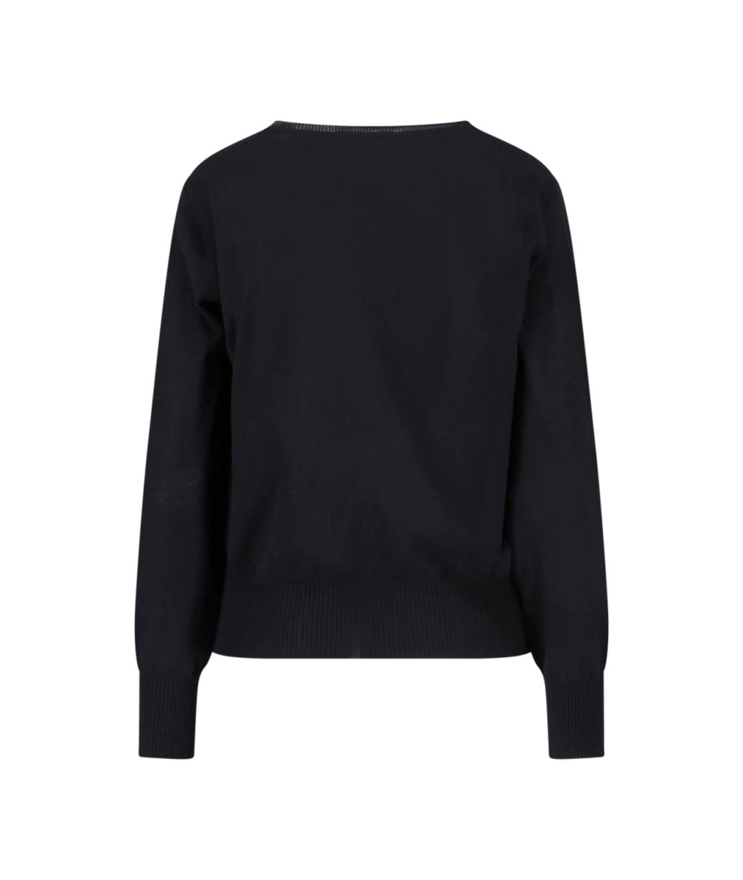 VIVIENNE WESTWOOD Черный хлопковый джемпер / свитер, фото 2