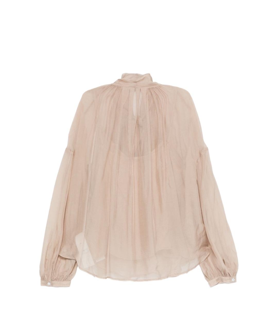 SEVENTY Бежевая вискозная рубашка, фото 2