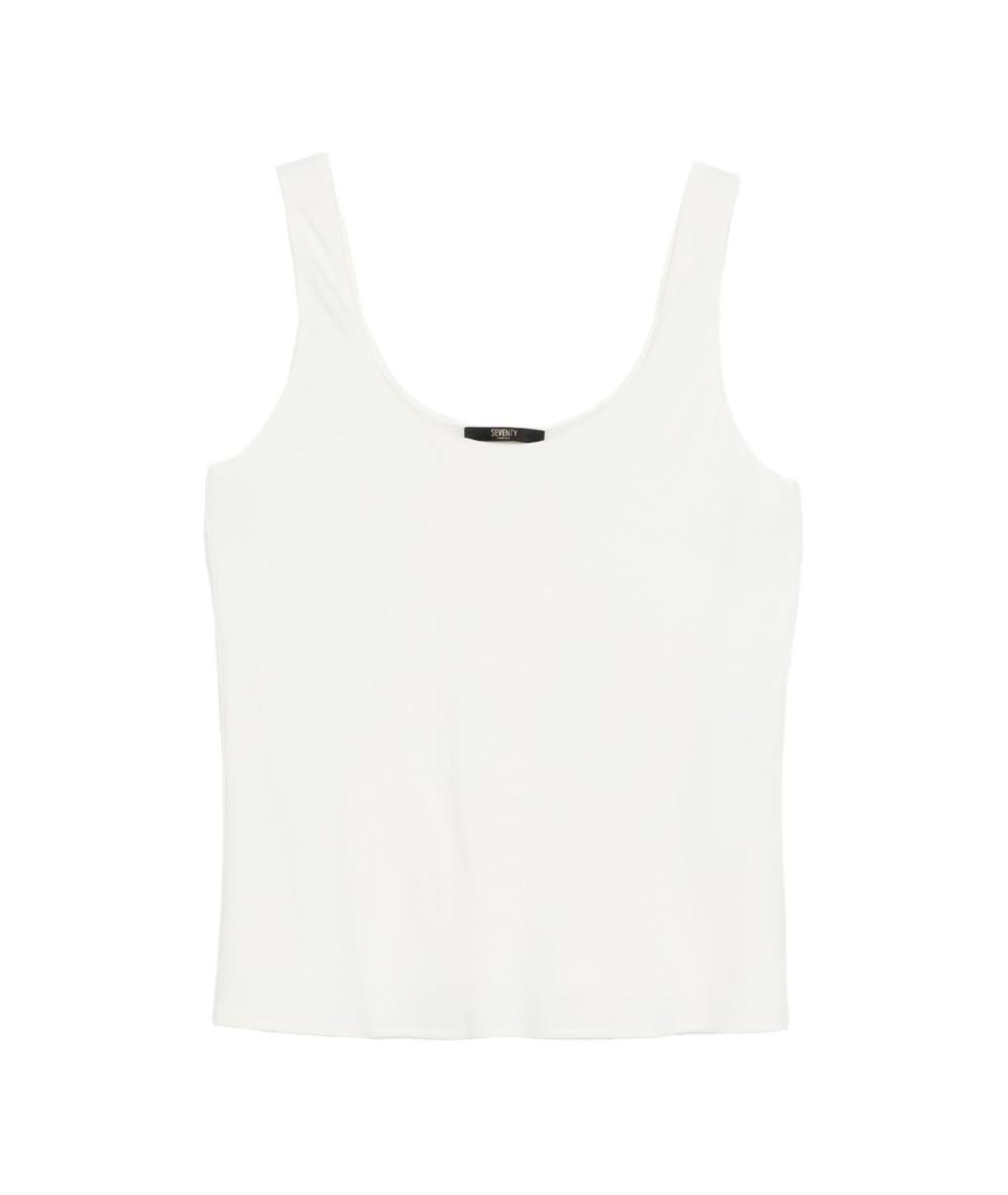 SEVENTY Бежевая вискозная майка, фото 1