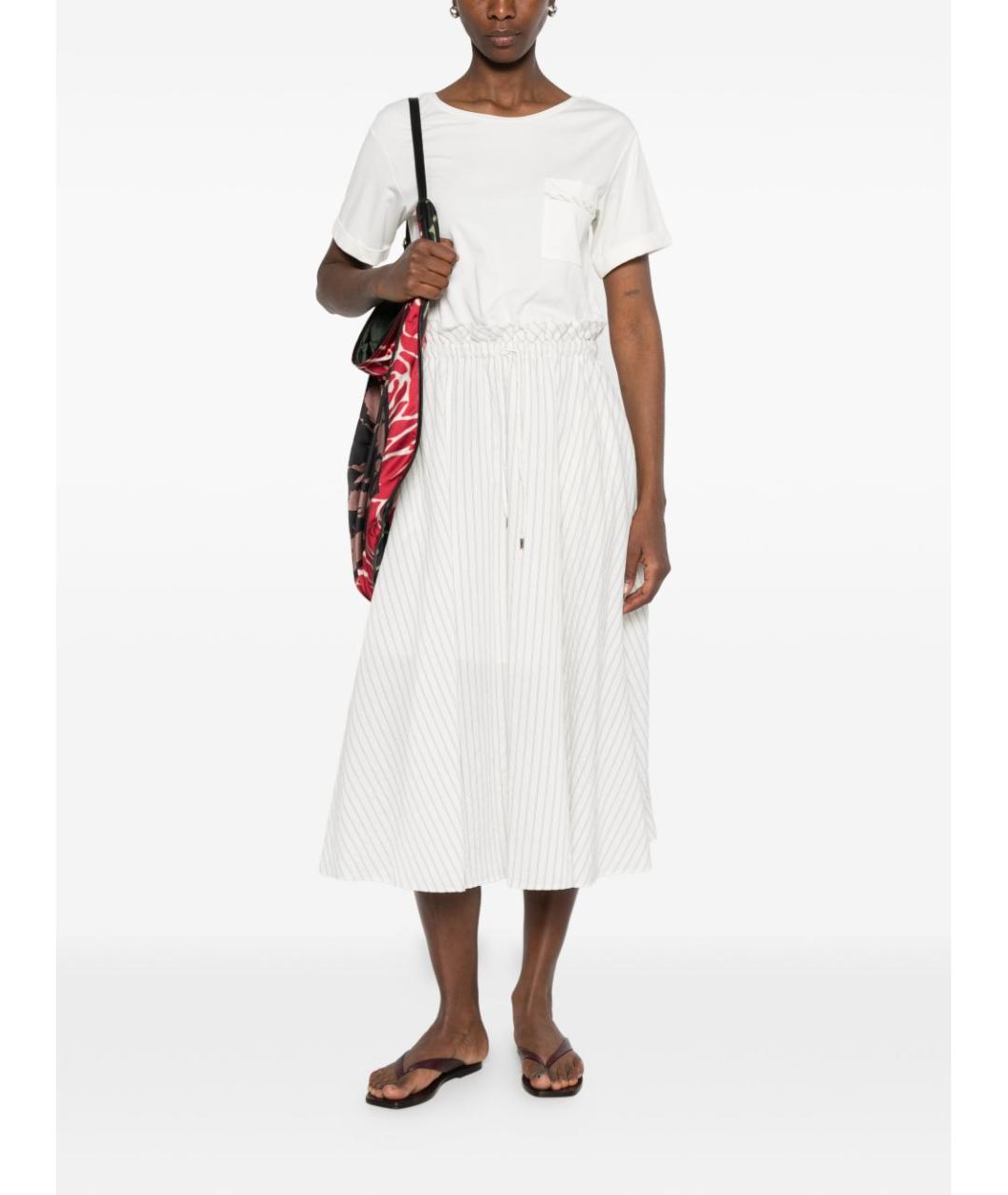 LIU JO Белое повседневное платье, фото 3