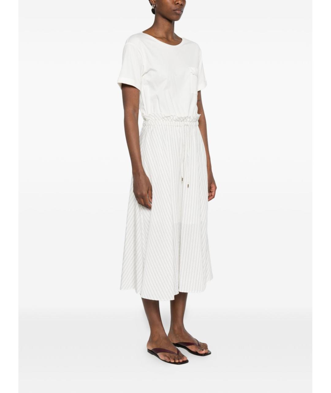 LIU JO Белое повседневное платье, фото 5