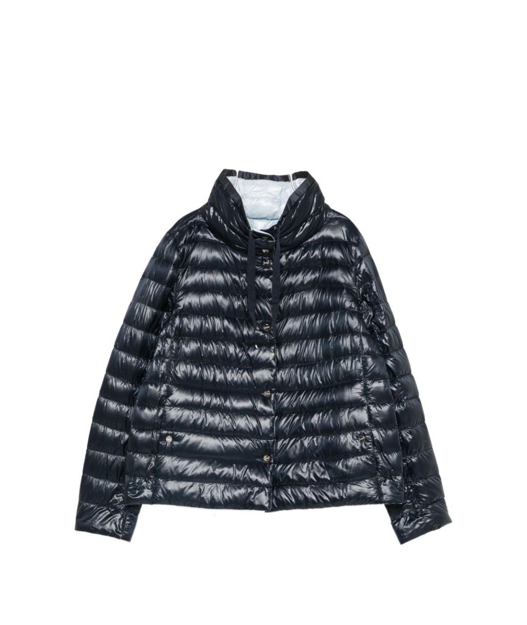 HERNO Синяя полиамидовая куртка, фото 1