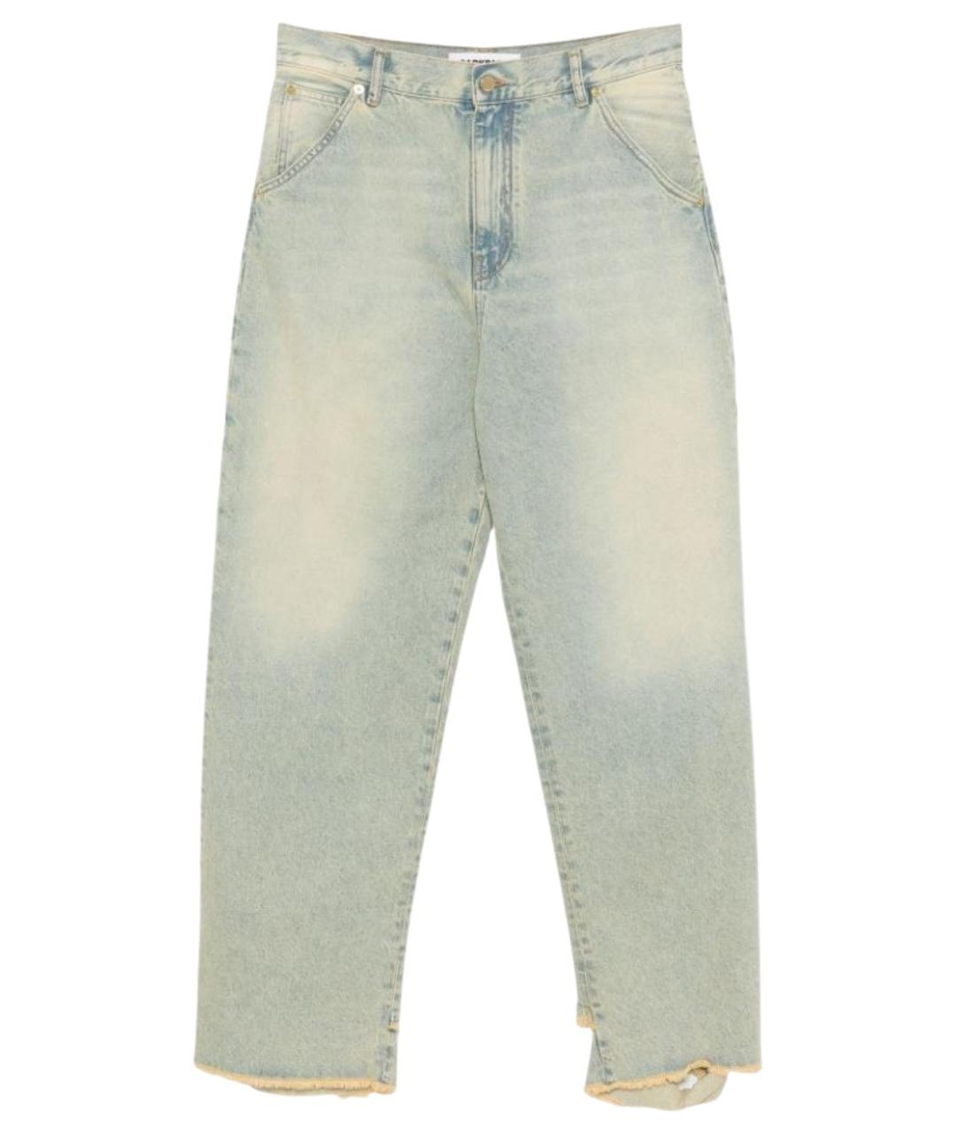 DARKPARK Голубые хлопковые прямые джинсы, фото 1